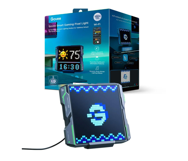 GOVEE H8630 Gaming Pixel Light Panel LED 185*150*35mm, 1024 - 1366296 - zdjęcie